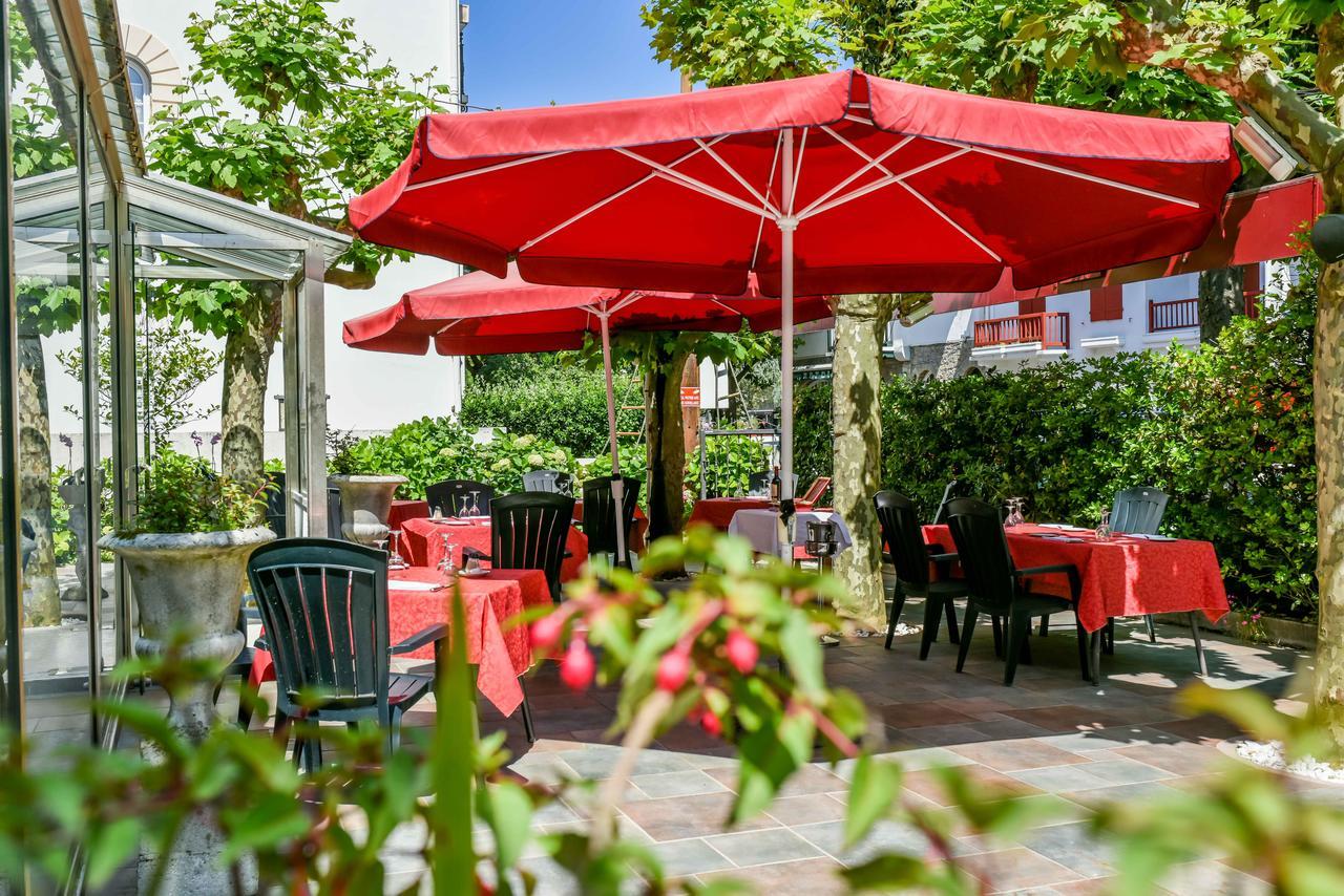 Logis Hotel & Restaurant Bergeret Sport Hendaye Exteriör bild