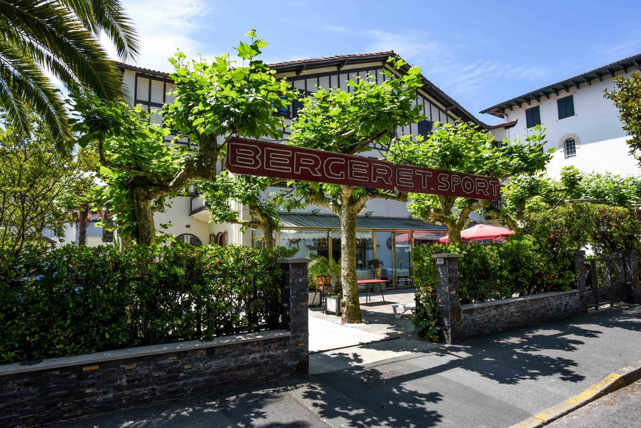 Logis Hotel & Restaurant Bergeret Sport Hendaye Exteriör bild