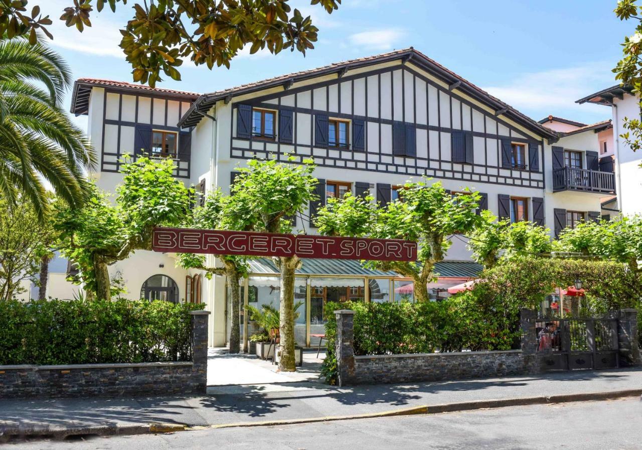 Logis Hotel & Restaurant Bergeret Sport Hendaye Exteriör bild